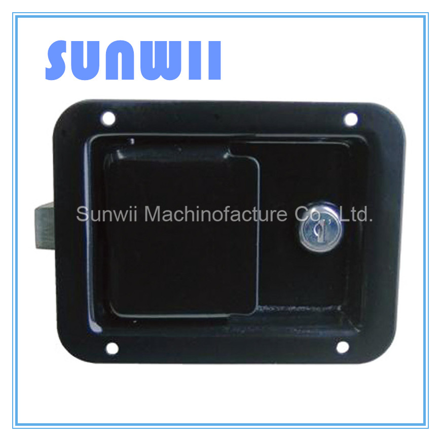 Black Stainless Steel Box Paddle Latch, Tool Box Lock