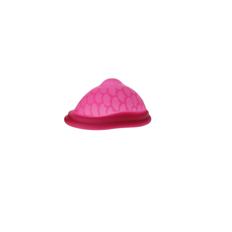 Medical Grade Reusable Women Pink Silicone Menstrual Disc