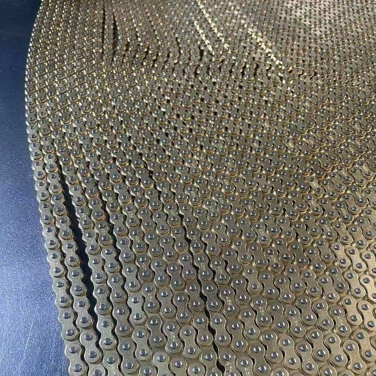 High Quality Precision Hardware Agricultural Motorcycle Roller Gold Chain (415/415H)