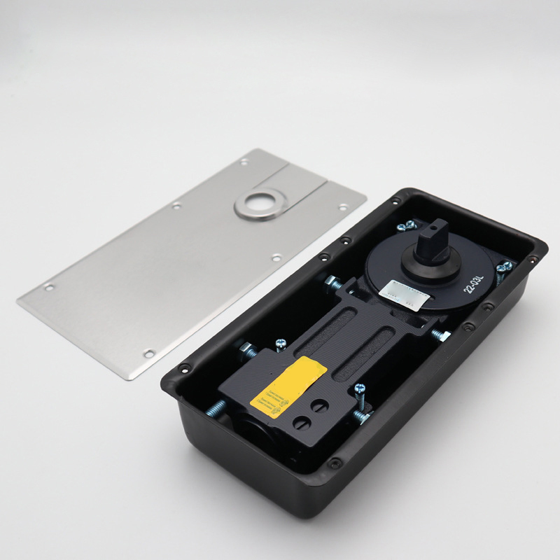 Steel Material Concealed Hidden Frameless Glass Door Floor Spring Patch Fitting Manufacturer in China