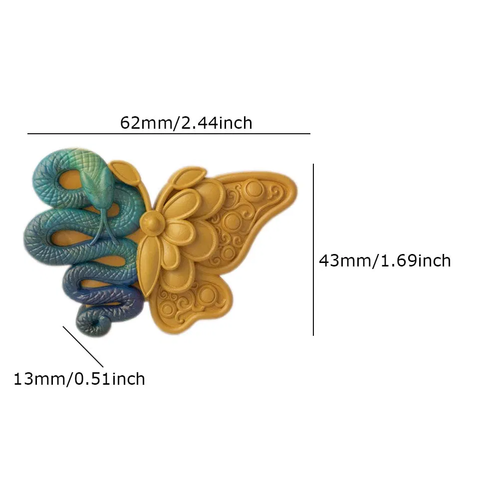 All Saints’ Day Food Grade Resin Candy Chocolate Sugarcraft Mould Halloween Butterfly Snake Fondant Silicone Mold