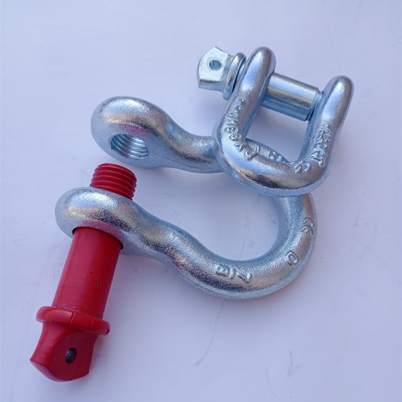 Heavy Duty G2150 Steel D Shackle Fastener with Bolt Pin
