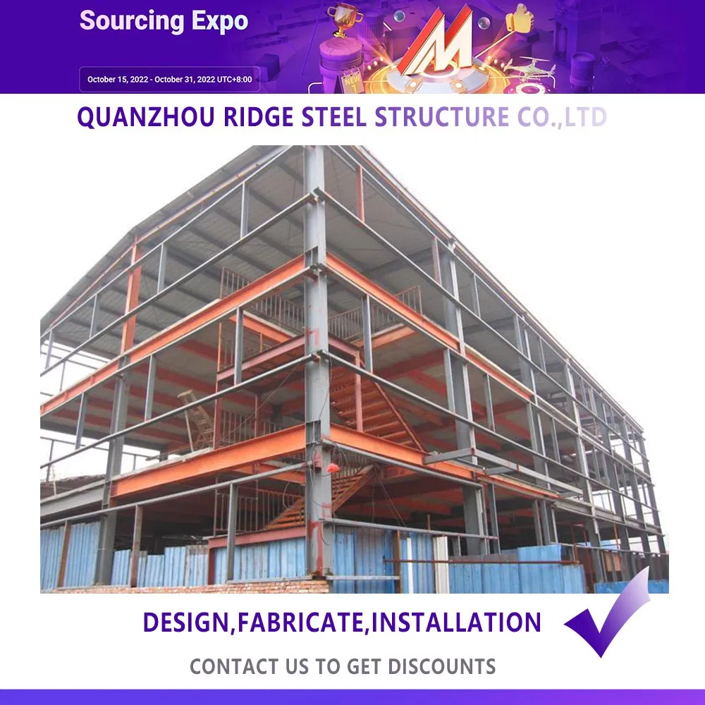 High Rise Multi Floors 2 3 4 5 Metal Steel Seismic Building Prefabricated Hotel