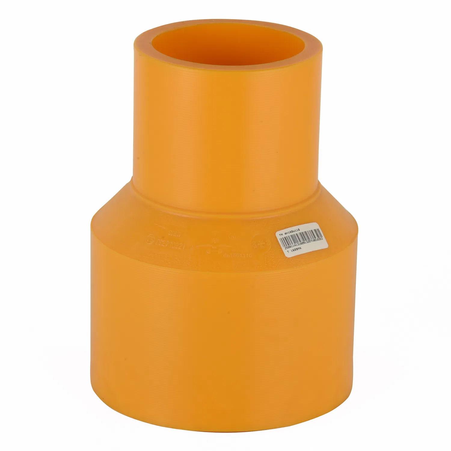 PE Fitting Buttfusion Orange/Black Reducer DN25-800mm PE100 for Water Supply
