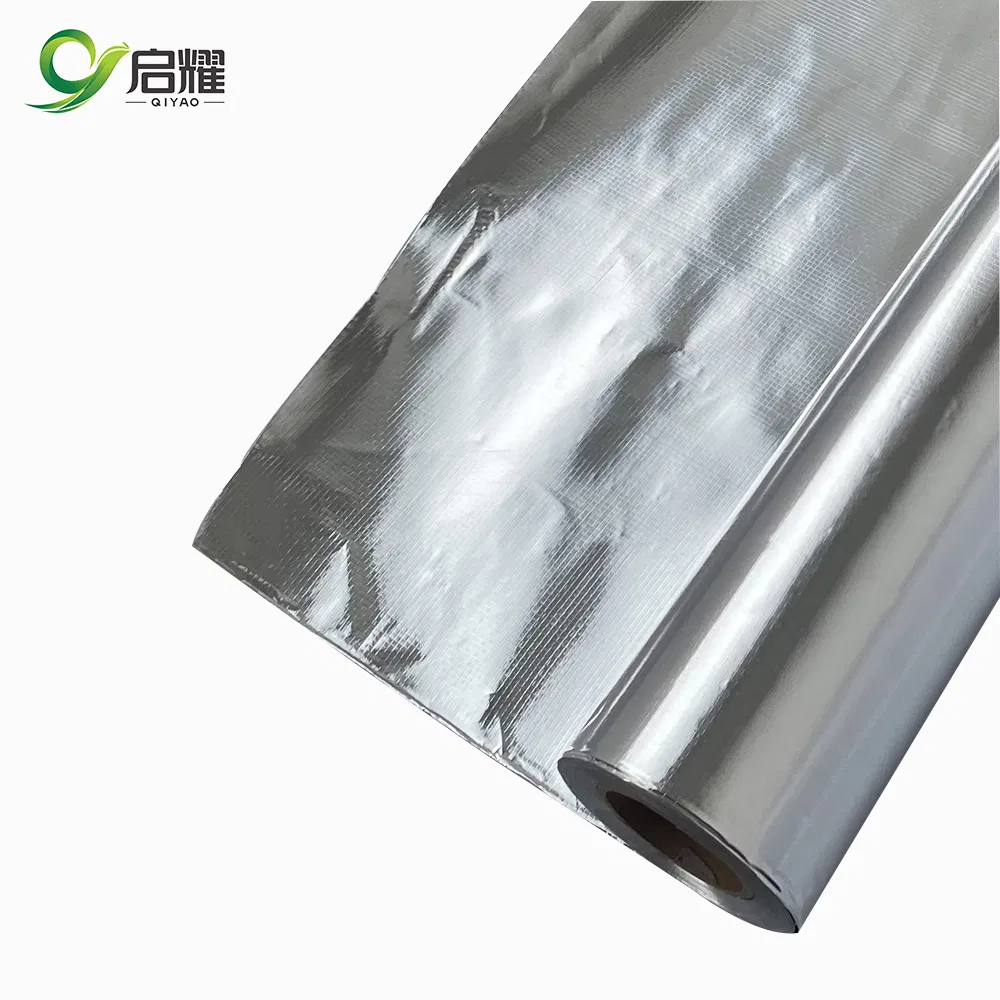 Pure Aluminum Foil Faced Woven Fabric Roof Radiant Barrier