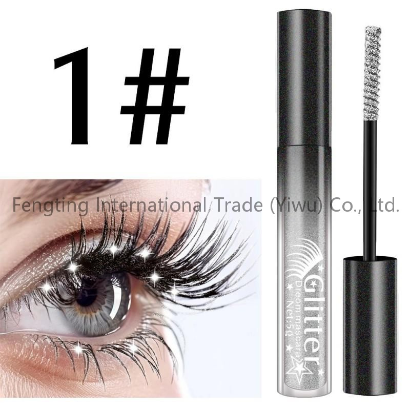Popular Colorful Glitter Mascara Private Label Colorful Mascara OEM Custom Logo Fiber Mascara