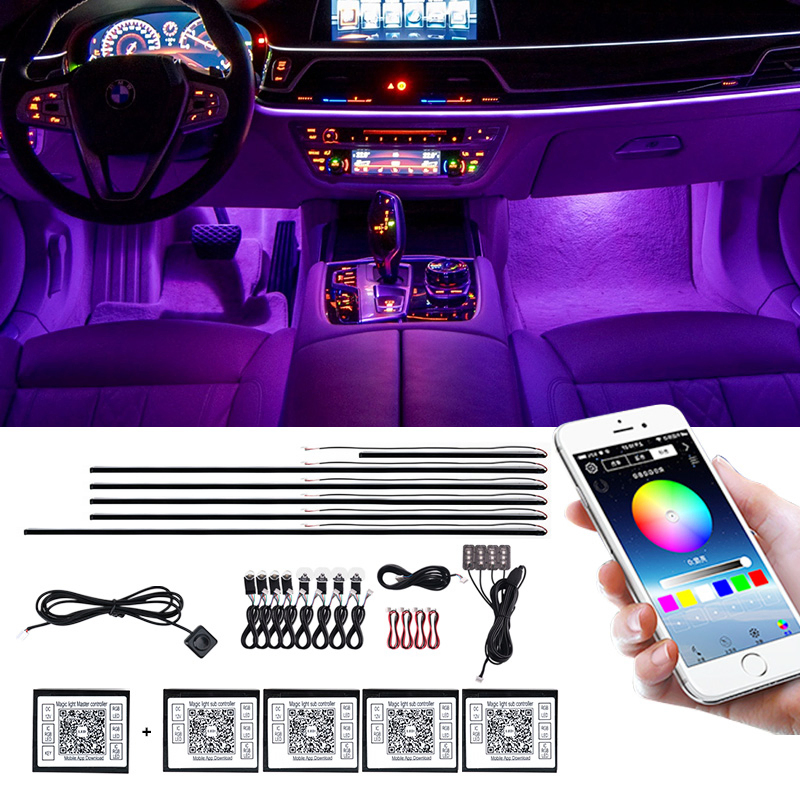Светодиодная лента Bkr USB Trim для авто с музыкой