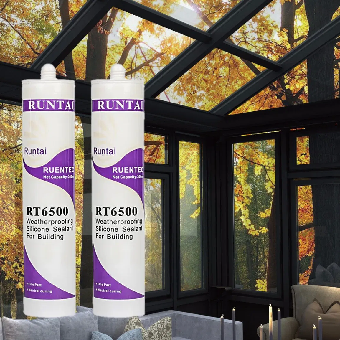 High Modulus Weatherproof Fast Cured Gap Sealing Neutral Silicone Sealant for Glass Outdoor