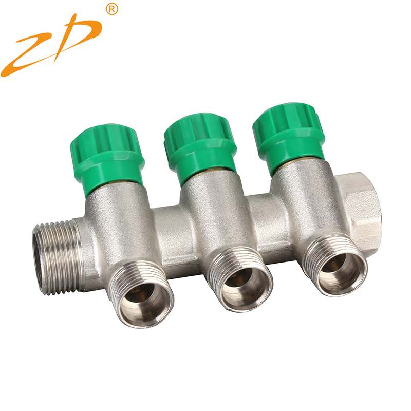 Natural Brass or Nickel Plated Surface Water Supply Manifolds