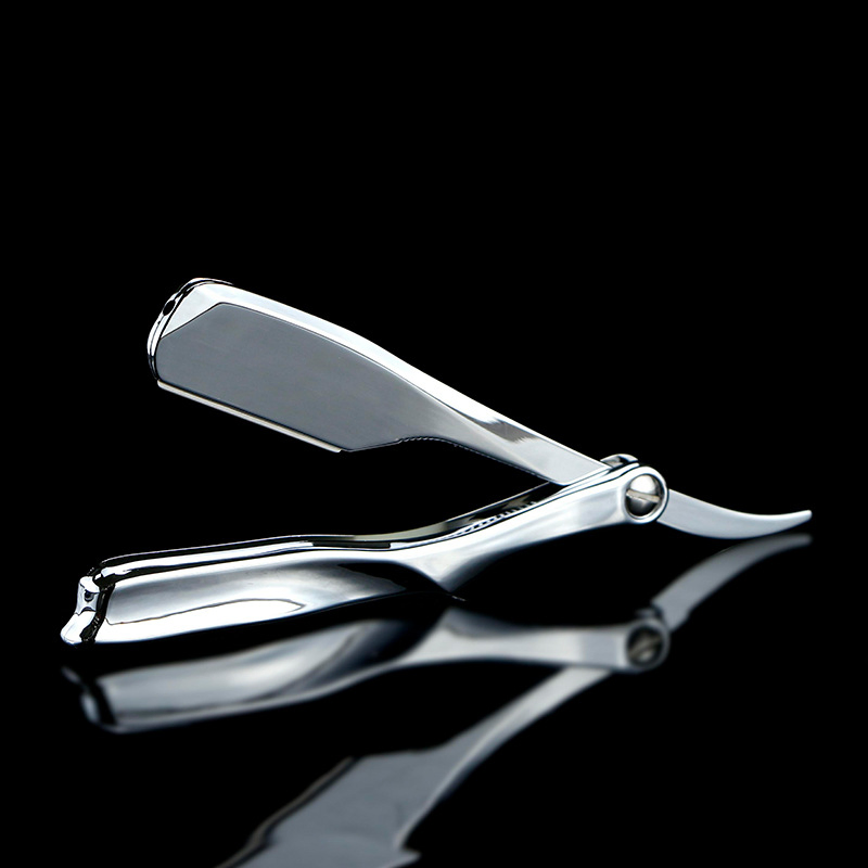 Barber Shaving Tools Hair Razor Black Folding Shaver Knife Razor