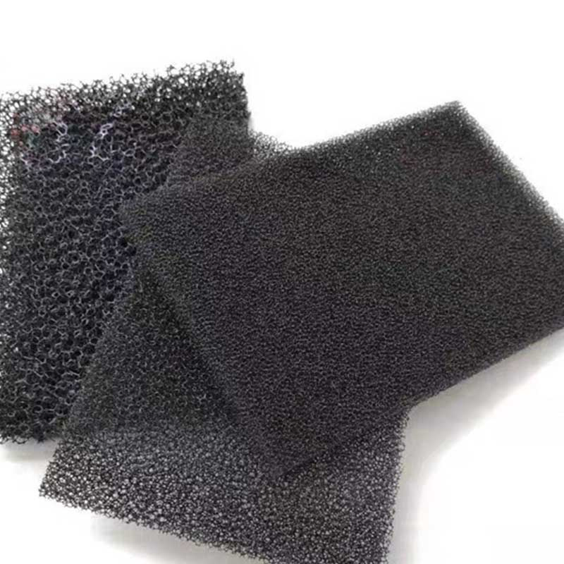 Premium 35ppi Open-Cell Black Air Filter Reticulated Sponge Foam Filter