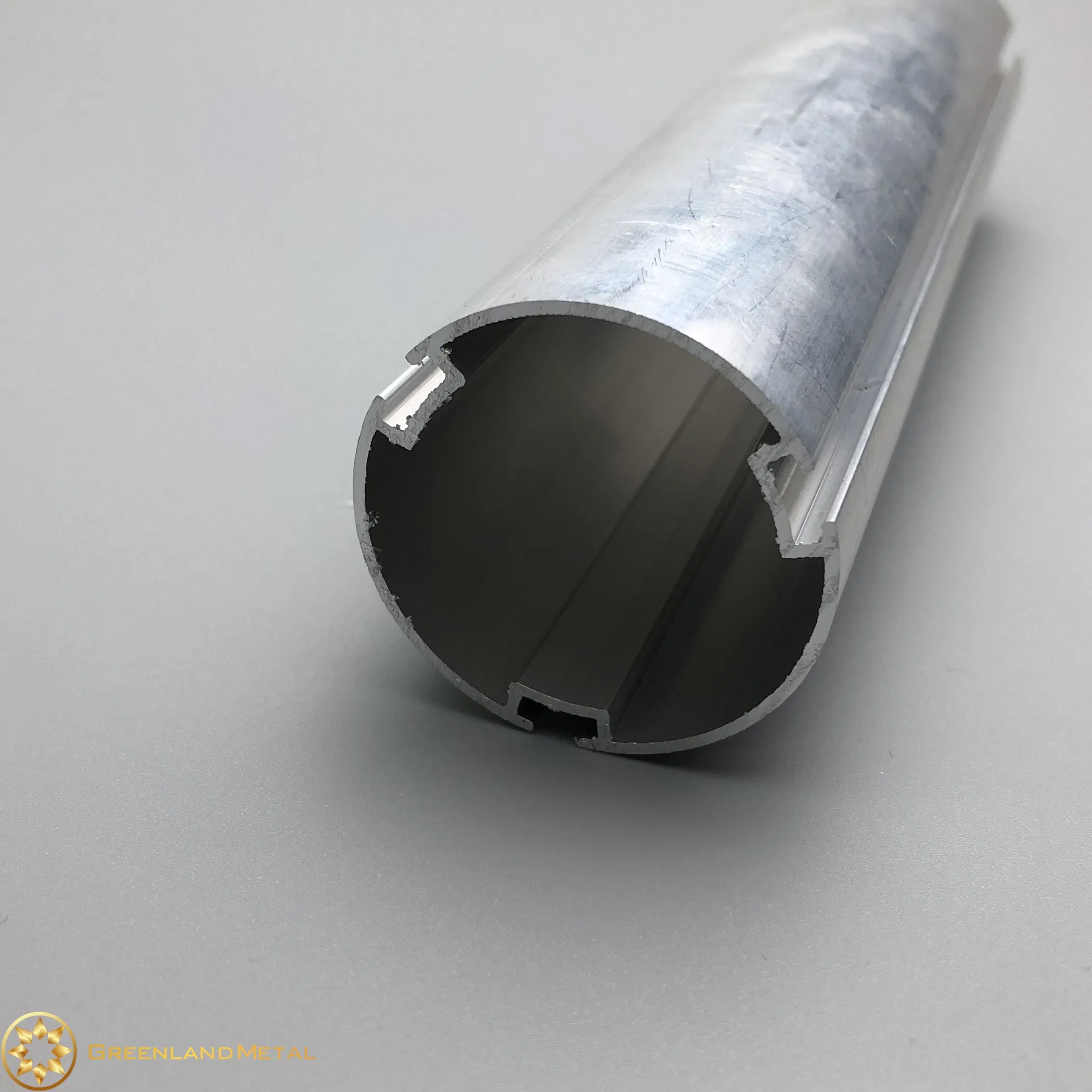 Anodized Silver Roller Blind Head Tube in Aluminum Profile