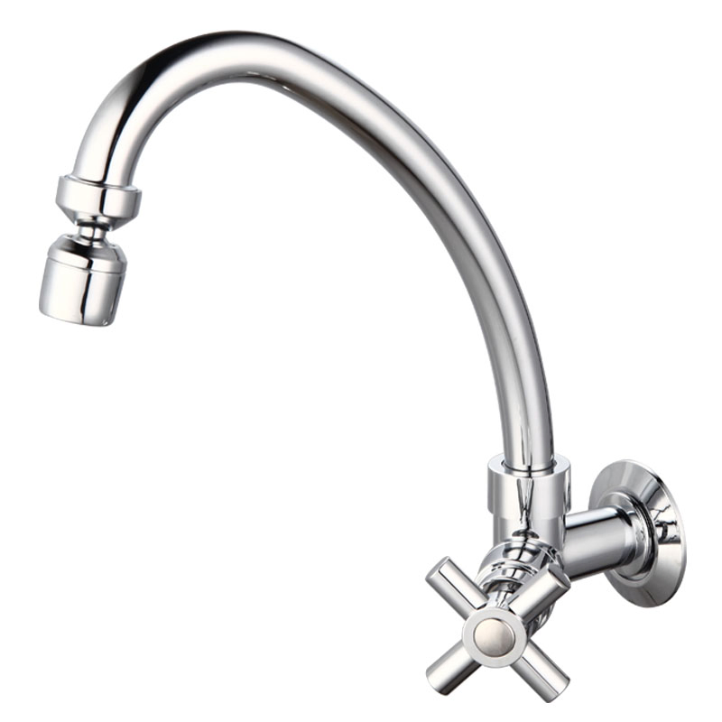 Cheap Good Chromed Plastic Sink Kitchen Basin Water Faucet in ABS (JY-1198)