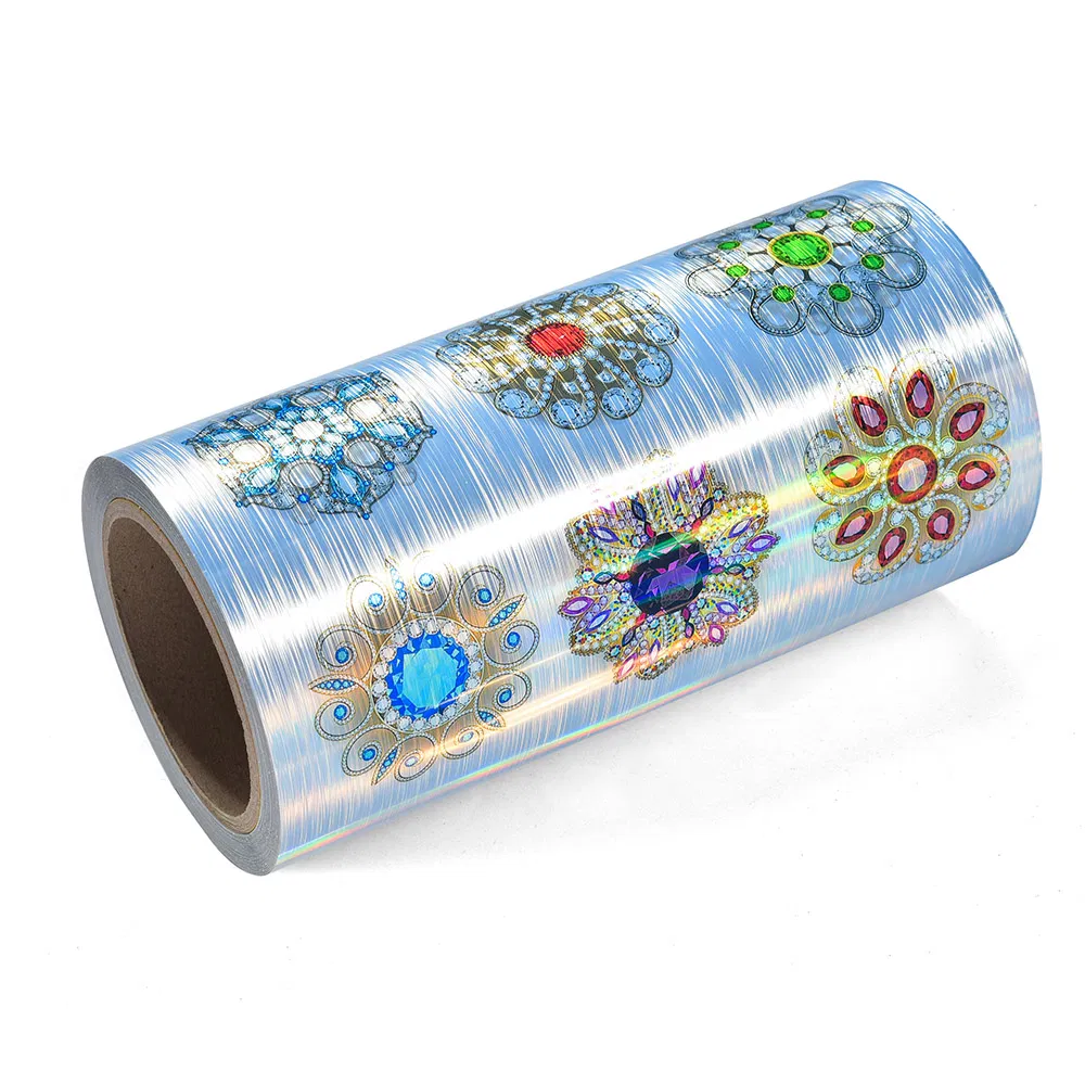Printable Vinyl Sticker Custom Wholesale Laser Self Adhesive Brushed Silver Inkjet Sticker Paper