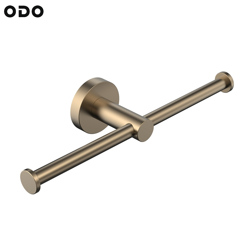 Держатель для туалетной бумаги настенный, шампань золото