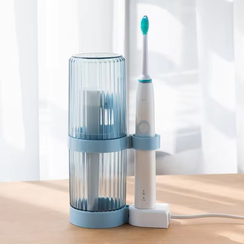 Dorm Creative Bathroom Accessories Multi-Functional Handle Wash Cup Toothbrush Holder Bathroom Set