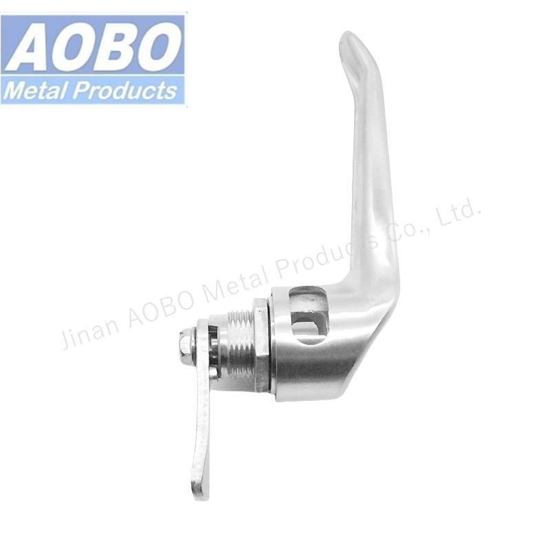 Industrial Stainless Steel Heavy Duty L Door Handles Padlock for Train Door Electronic Panel Cabinet