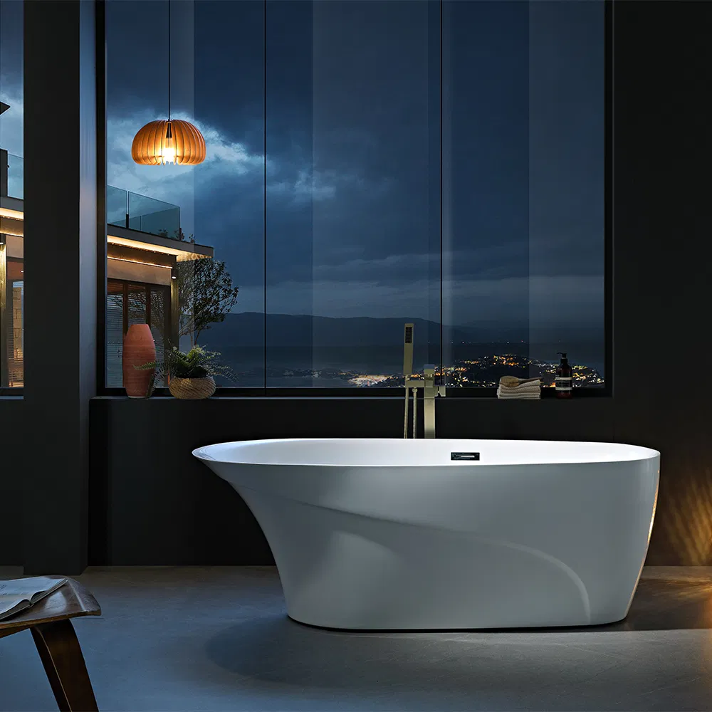 Акриловая ванна Modern SPA прямоугольная отдельностоящая