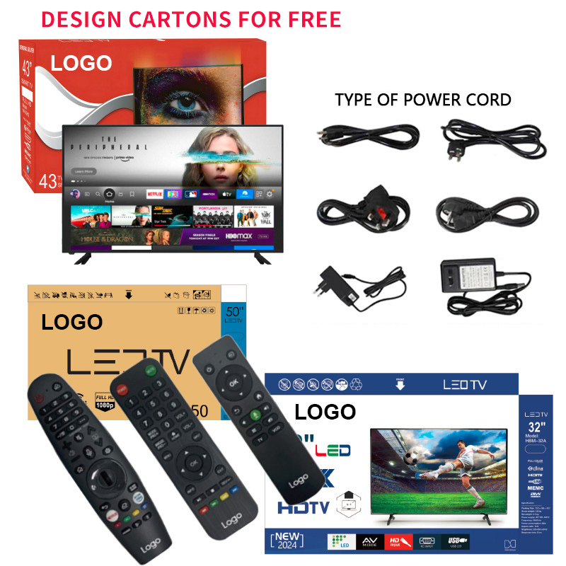 Tempered Explosion-Proof Television 50 75 85 Inch Top LCD LED Smart TV