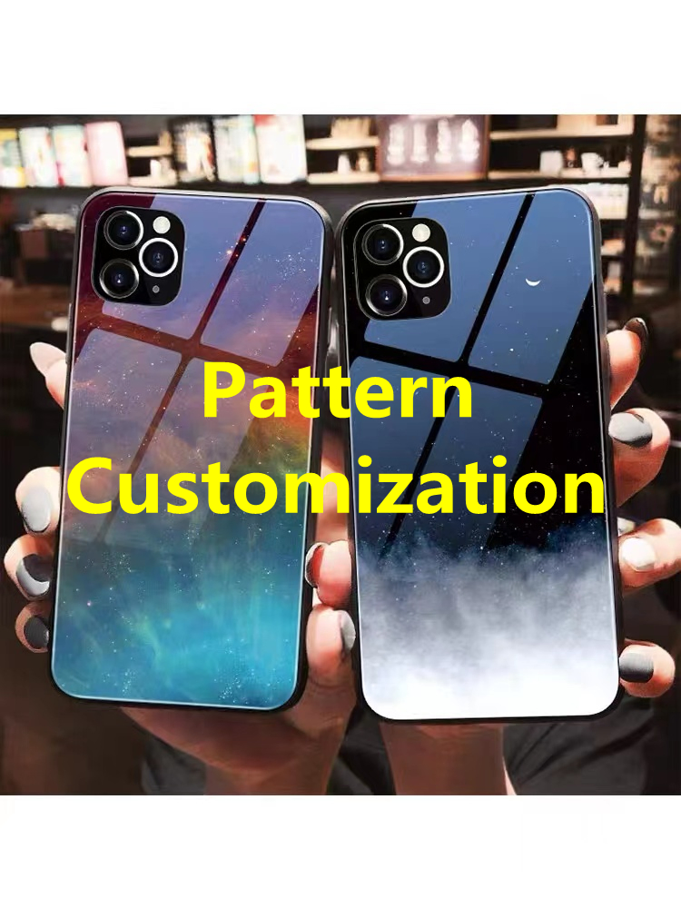 Стеклянный чехол для iPhone с индивидуальным дизайном
