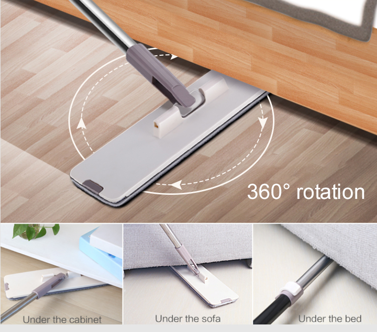 Профессиональная плоская швабра для дома 360°