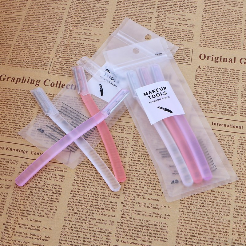 Private Label Pink Eyebrow Razors for Women Precision Eyebrow Trimmer