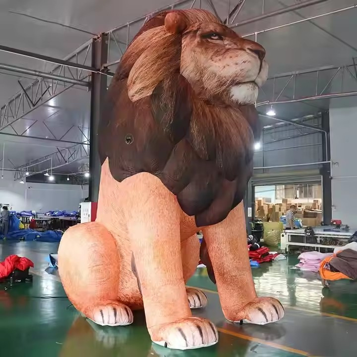Boyi Custom Advertising Inflatables Giant Inflatable Lion Inflatable Jungle Lion