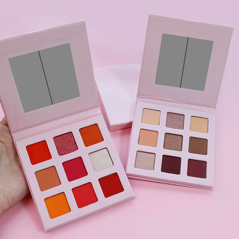 Wholesale Best Makeup Nude Vegan Pressed Custom Glitter Shimmer Eyeshadow Palette Pigment