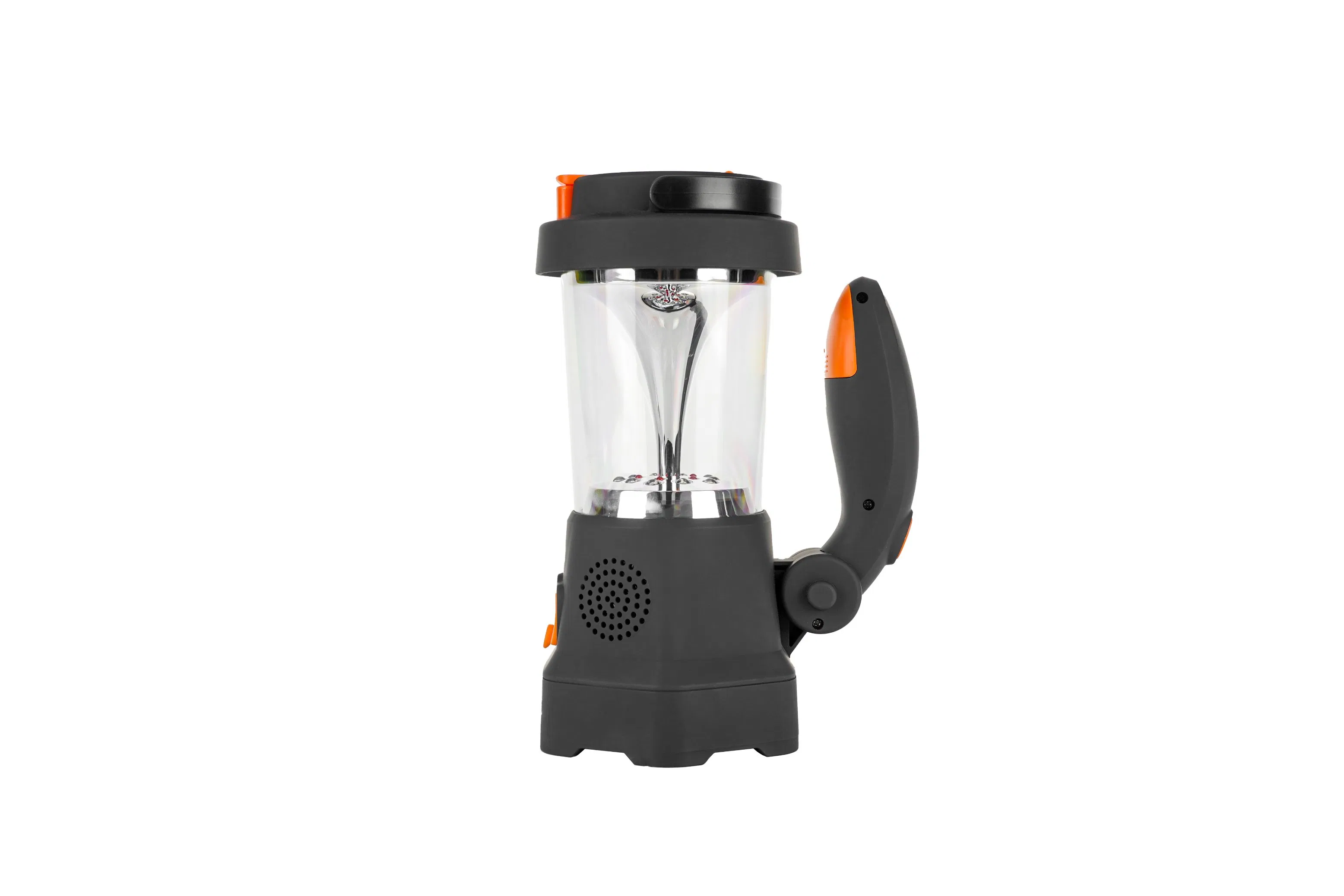 Радиофонарь кемпинговый с тревогой и динамо