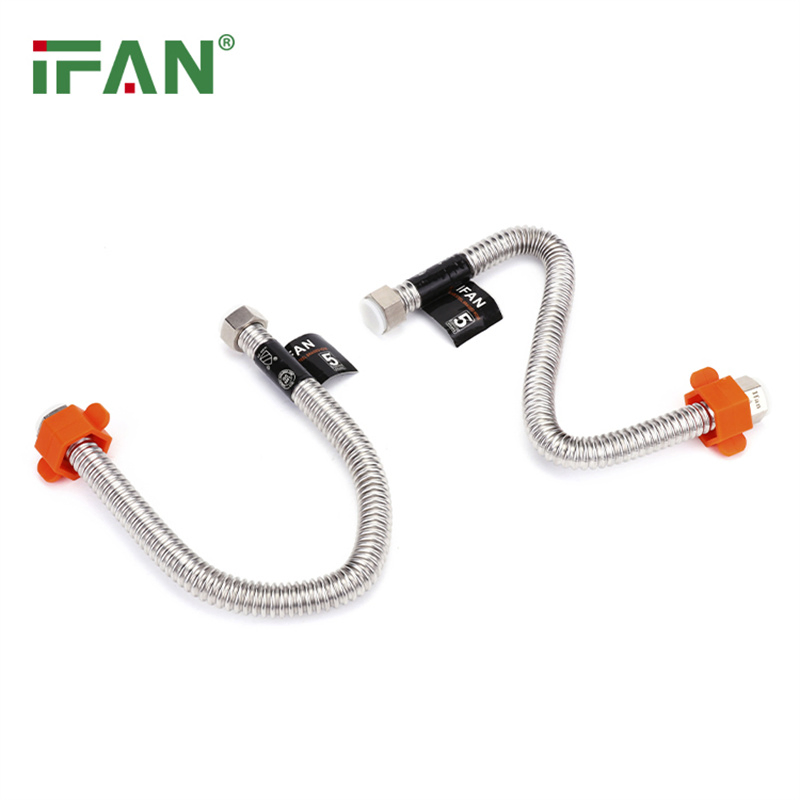 Ifan Water 304 Stainless Steel Corrugated Pipe Tube Shower Flexible Hose Corrugated Pipe