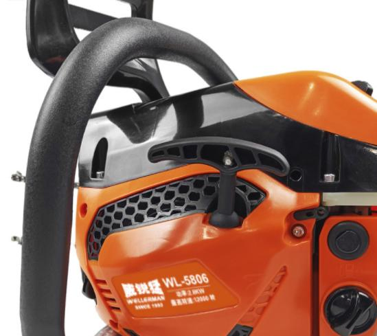 High Power Gasoline Chainsaw Titanium Alloy Guide Bar High Power Logging Chainsaw