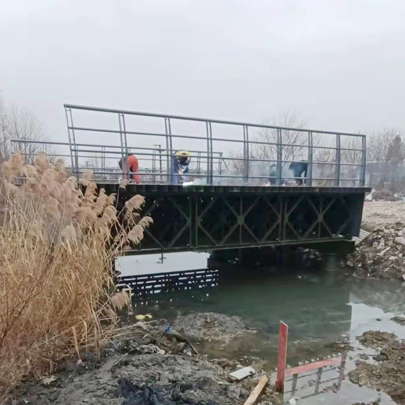 Manufacture Bailey Steel Construction Bridge Components Prefabricated Modern Design