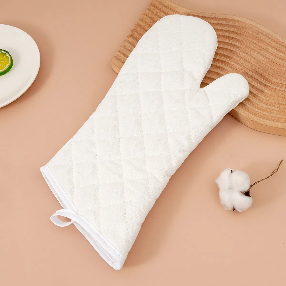 Heat-Insulating Gloves, Baking Gloves, Kitchen Plus Long Anti-Heat Gloves
