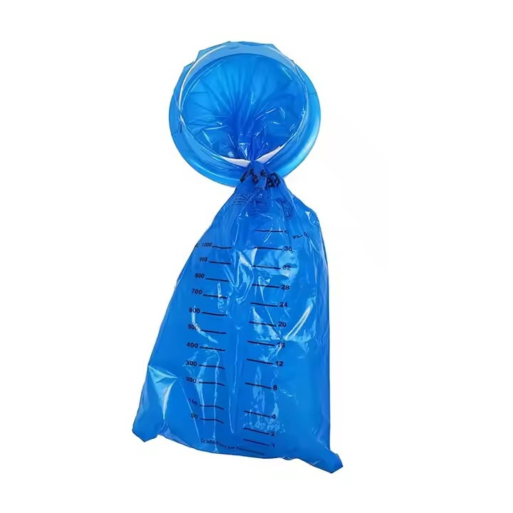 Wholesale Factory Disposable Biodegradable Children Custom Blue Plastic Train Airlaine Sickness Travel Puke Sick Vomit Bag