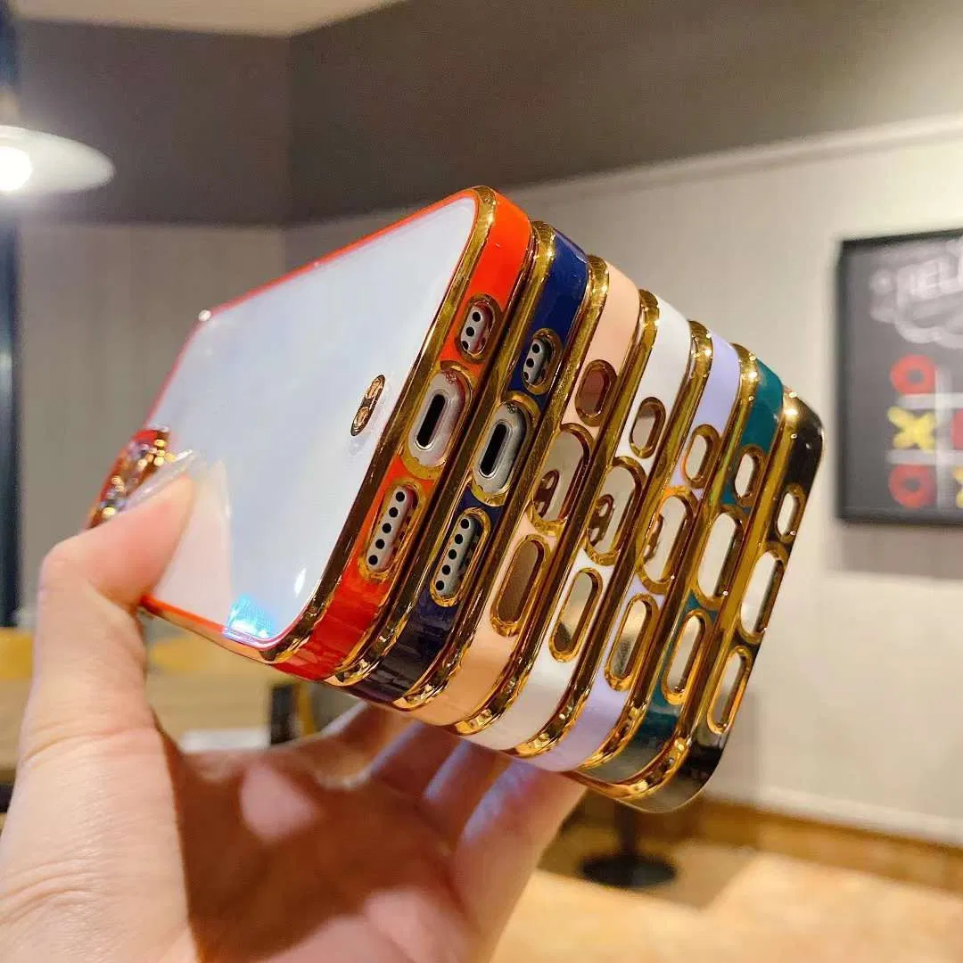 Чехол для телефона Luxury Electroplating с прозрачной задней панелью