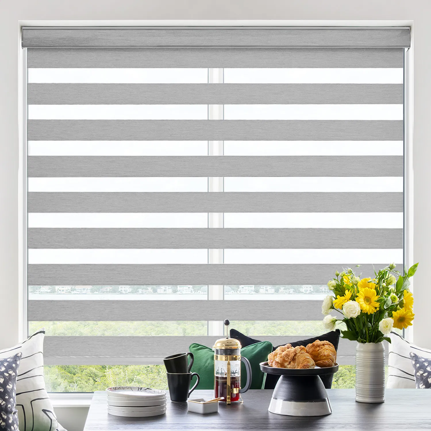 Smart Home APP Electric Curtains for Wide Sash Window Blinds