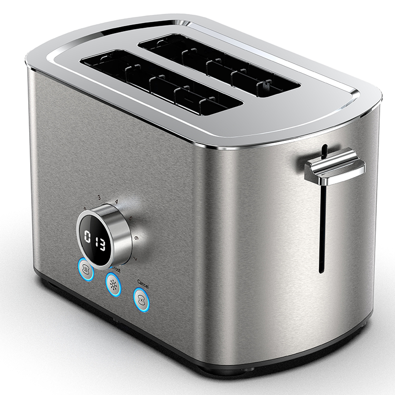 Tenfly Stainless Steel Bread Maker Customization 2 Slice Wide Slot Bread Toaster