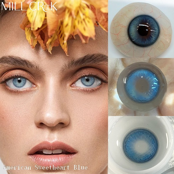 Millcreek Natural Color Contact Lens Beautiful Style Wholesale Yearly Disposable Colored Eye Contact Lenses CE