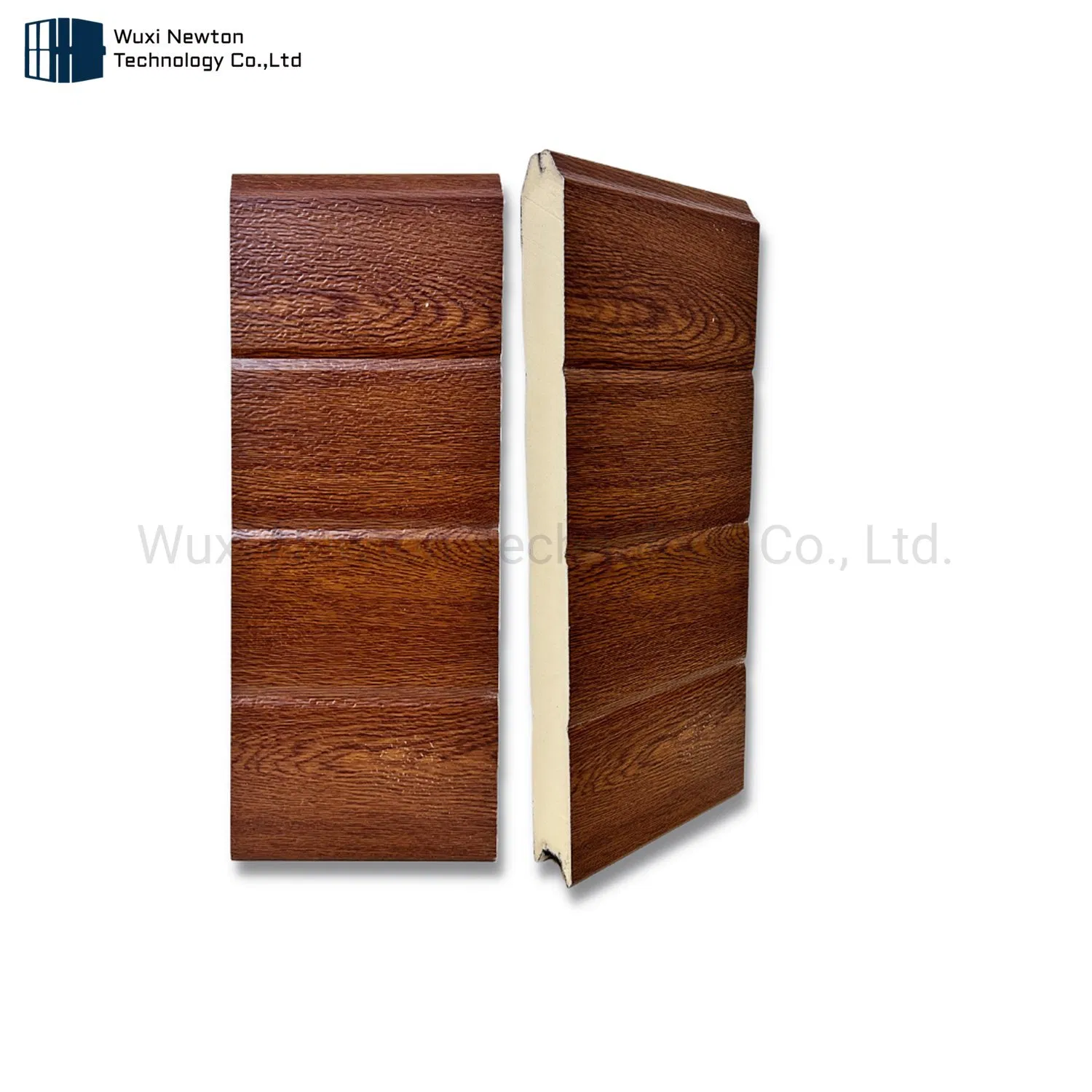 Newton 16X8 8X7 Automatic Insulated Galvanized Steel Sectional Garage Door Sandwich Panel