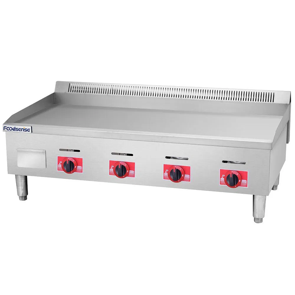 Commercial Kitchenware High Quality Stainless Steel Gas Griddle for Sale