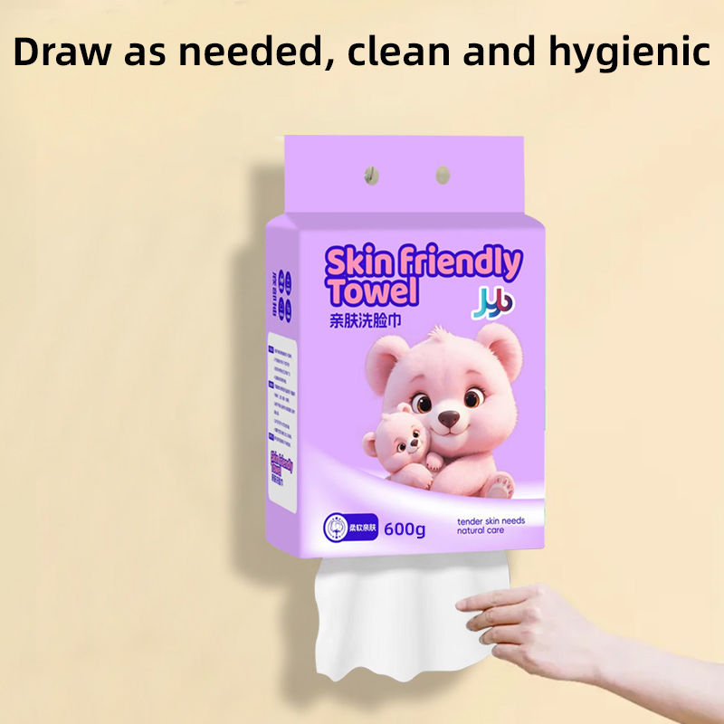 All-Cotton Cleansing Towel, Thickened Pearl Pattern, Physical Spunlace Disposable Face Towel