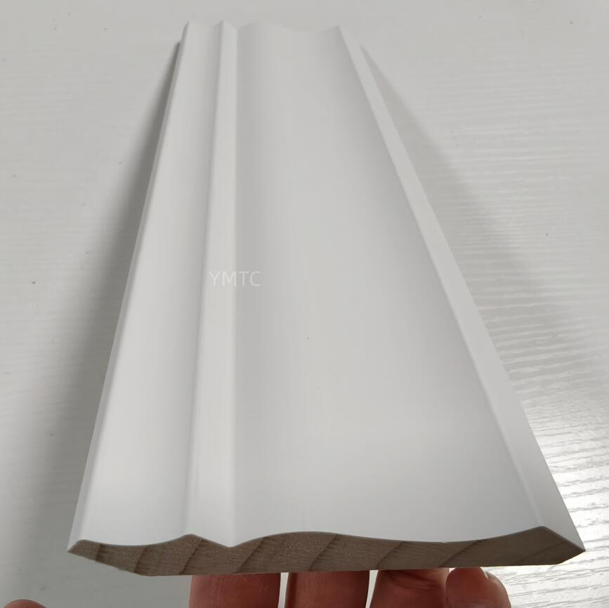 Ceiling Moulding White Primer Pine Fj Crown Board for Home Decoration