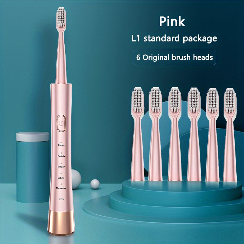 2023 New Design Pressure Sensor Electric Sonic Toothbrush USB Rechargeable Toothbrush