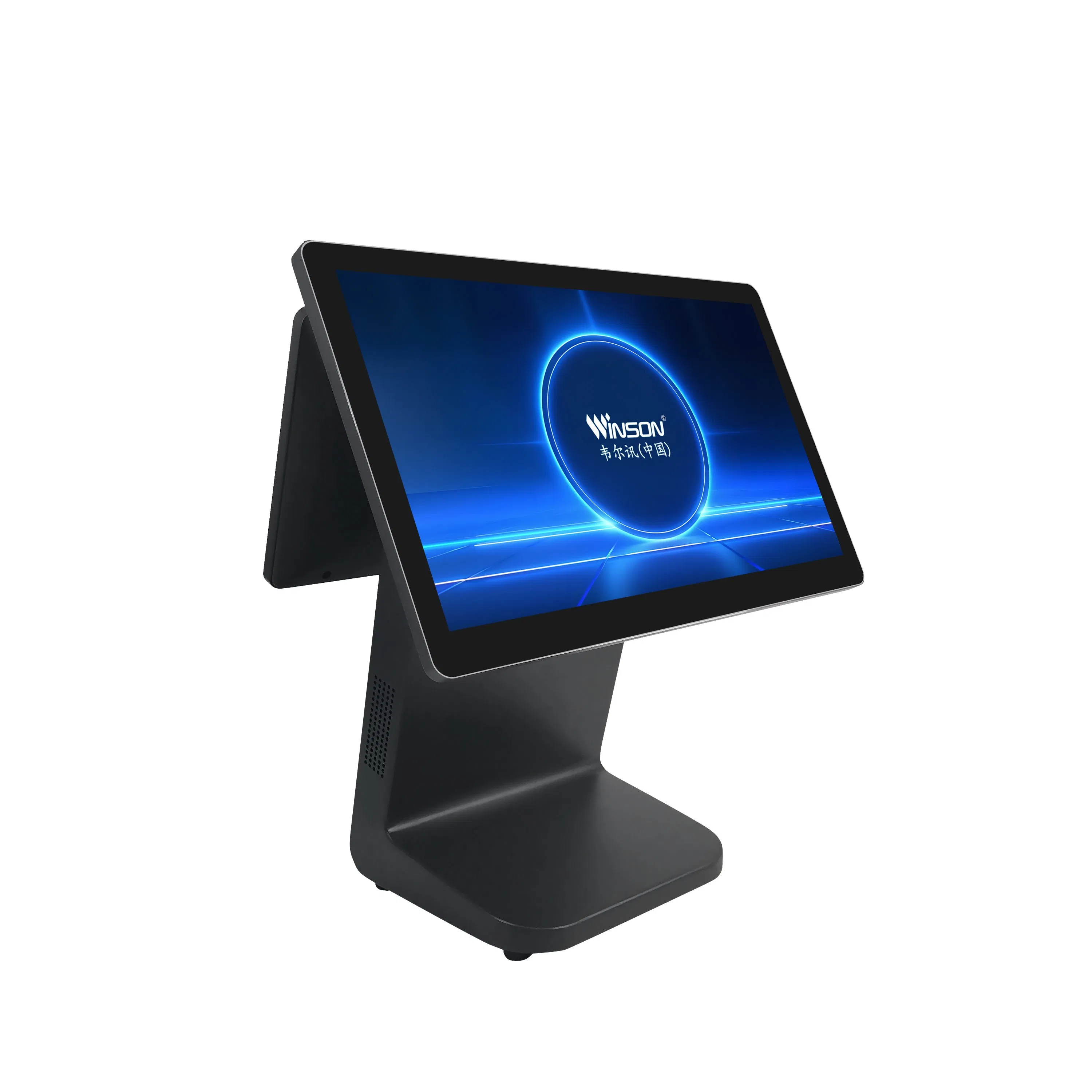 Capacitive Touch Dual Screen 15.6 Inch POS Terminal Android 13 8GB RAM 4-Core CPU 128GB Storage Fast Food POS