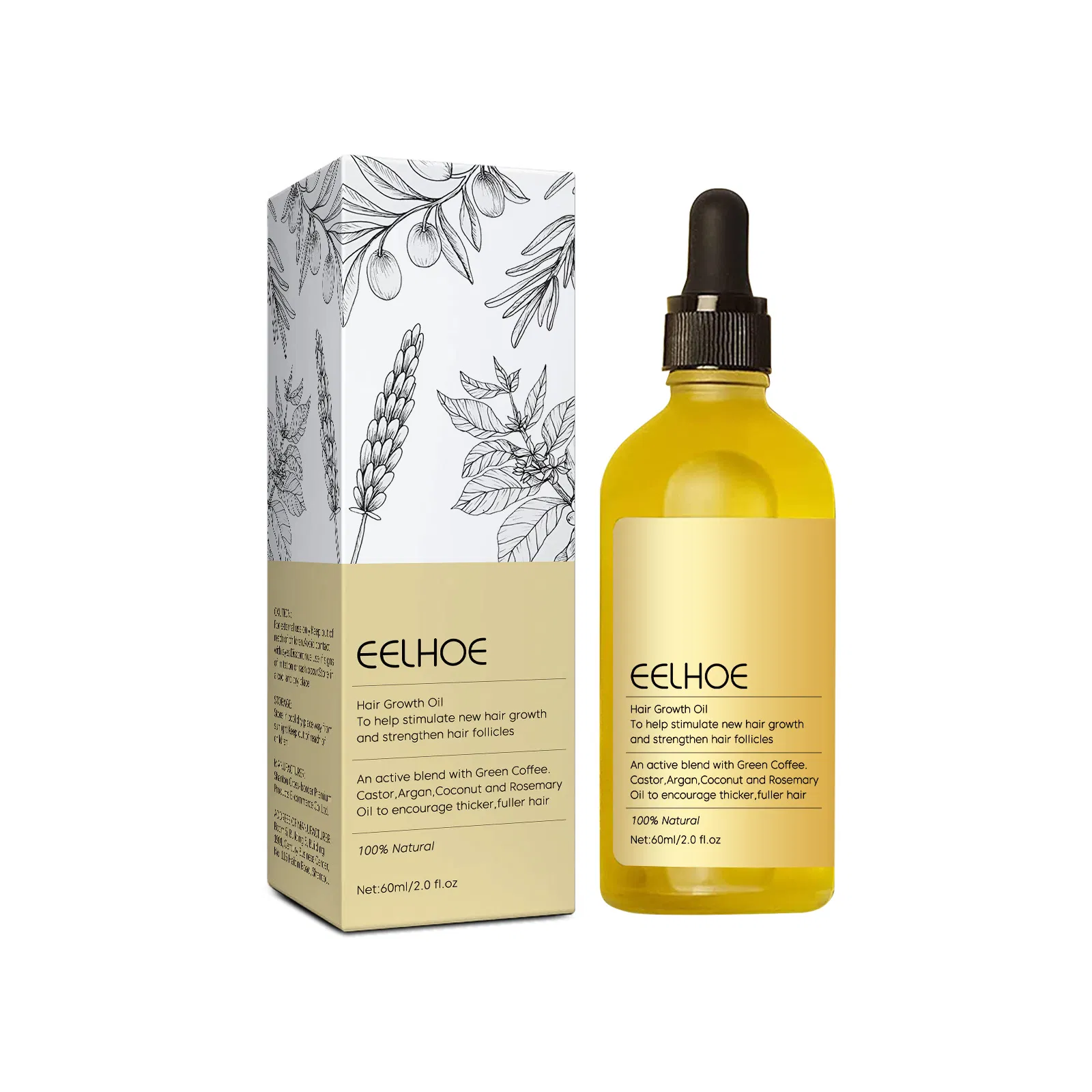 Organic Rosemary Hair Dense Growth Essential Oil Nourish Repair Damaged Hair Growth Promoting Essential Prevent Hair Loss Serum