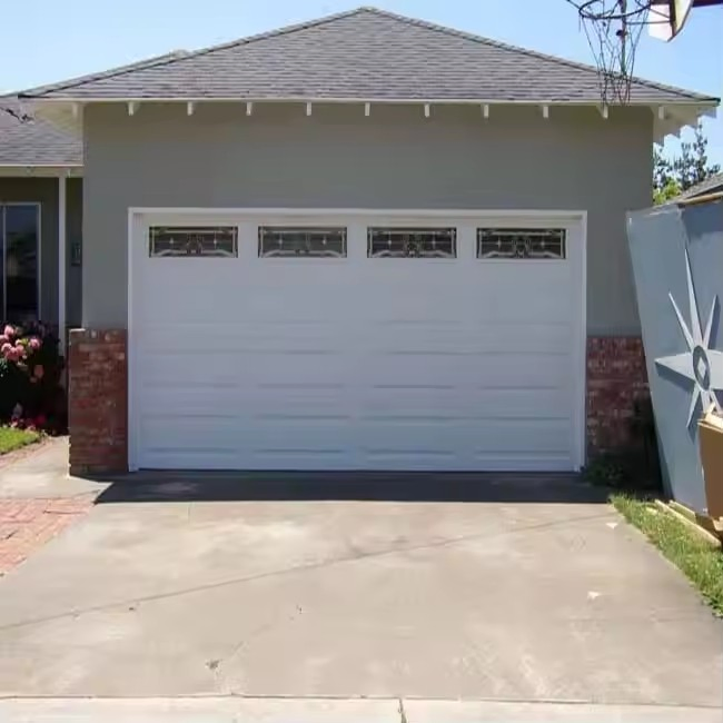 Heavy-Duty Steel Sectional Garage Doors Warehouse Automatic Modern Door Factory