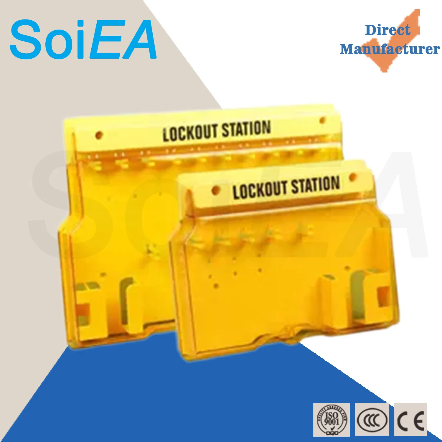 China High Security Factory OEM Safety Box Kit 20PCS Padlocks Lockout Station