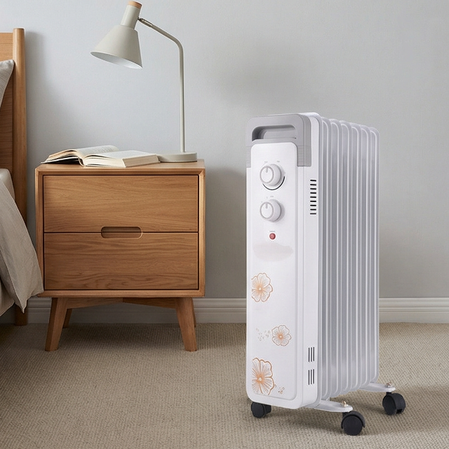 Efficient Electric Oil Filled Radiator Heater That Has Silent Operation and Overheating Protection
