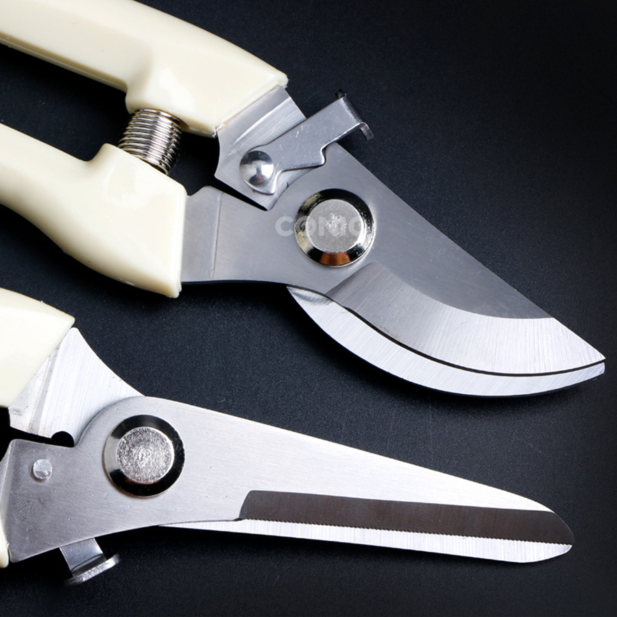 Stainless Steel Garden Scissors Grafting Tool Secateurs Tree Pruning Shears Garden Shears