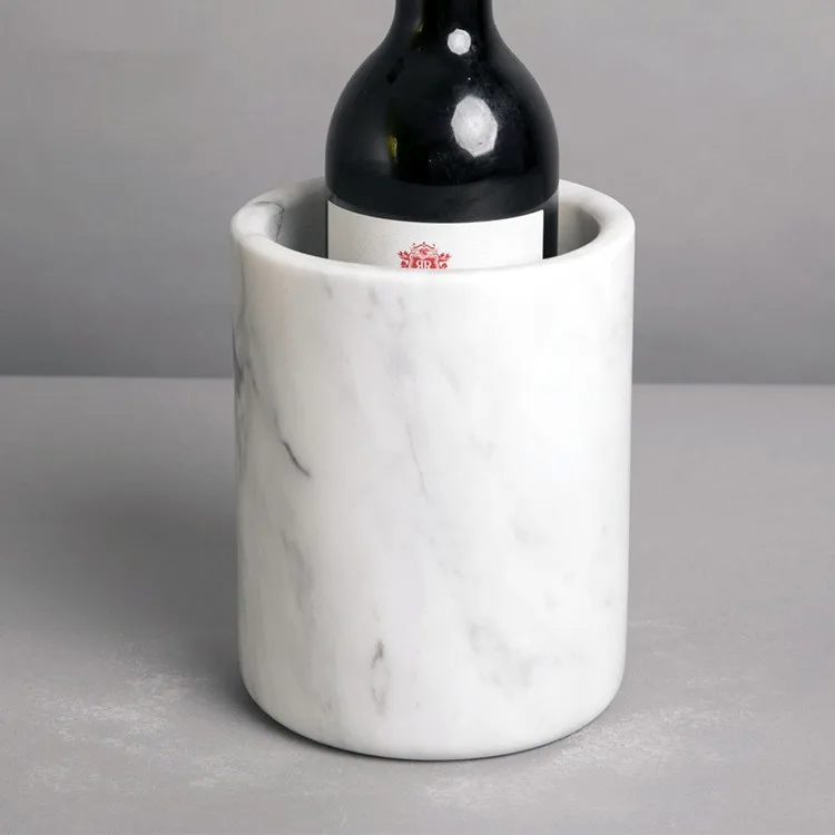 Marble Design Wine Barrel Champagne Cooler